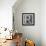 Metal Alloy Alphabet Letter R-donatas1205-Framed Stretched Canvas displayed on a wall