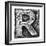 Metal Alloy Alphabet Letter R-donatas1205-Framed Premium Giclee Print