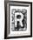 Metal Alloy Alphabet Letter R-donatas1205-Framed Art Print