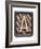 Metal Button Alphabet Letter A-donatas1205-Framed Premium Giclee Print