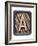 Metal Button Alphabet Letter A-donatas1205-Framed Premium Giclee Print