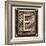 Metal Button Alphabet Letter E-donatas1205-Framed Premium Giclee Print