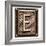 Metal Button Alphabet Letter E-donatas1205-Framed Premium Giclee Print