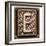 Metal Button Alphabet Letter E-donatas1205-Framed Premium Giclee Print