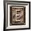 Metal Button Alphabet Letter E-donatas1205-Framed Premium Giclee Print