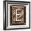 Metal Button Alphabet Letter E-donatas1205-Framed Premium Giclee Print