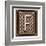 Metal Button Alphabet Letter F-donatas1205-Framed Art Print