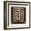 Metal Button Alphabet Letter J-donatas1205-Framed Art Print