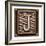 Metal Button Alphabet Letter J-donatas1205-Framed Art Print