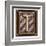 Metal Button Alphabet Letter T-donatas1205-Framed Art Print