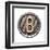 Metal Button Alphabet Letter-donatas1205-Framed Art Print