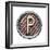 Metal Button Alphabet Letter-donatas1205-Framed Premium Giclee Print