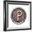 Metal Button Alphabet Letter-donatas1205-Framed Premium Giclee Print