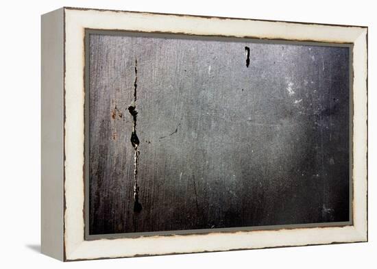 Metal Door With Rust and Paint-null-Framed Stretched Canvas