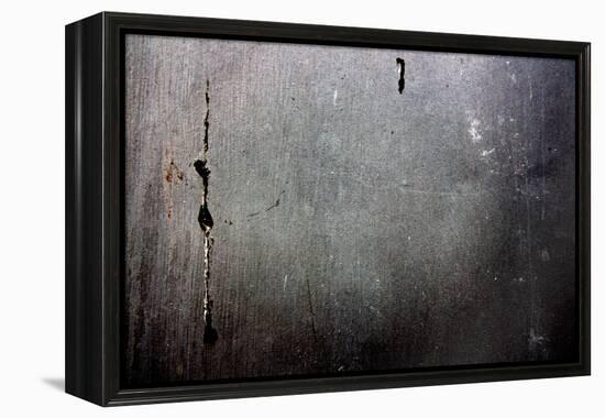 Metal Door With Rust and Paint-null-Framed Stretched Canvas