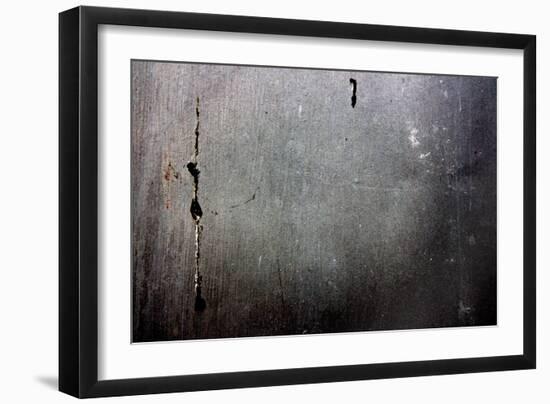 Metal Door With Rust and Paint-null-Framed Photo