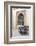 Metal filigree window and cart-Natalie Tepper-Framed Photo