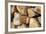 Metal Heart, Wood Pile-Andrea Haase-Framed Photographic Print