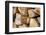 Metal Heart, Wood Pile-Andrea Haase-Framed Photographic Print