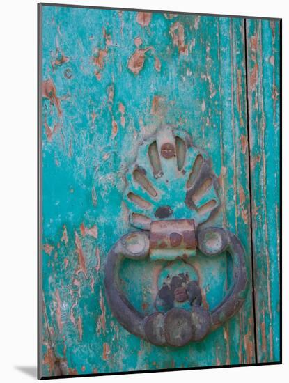 Metal Knocker on Door in Small Village, Cappadoccia, Turkey-Darrell Gulin-Mounted Photographic Print