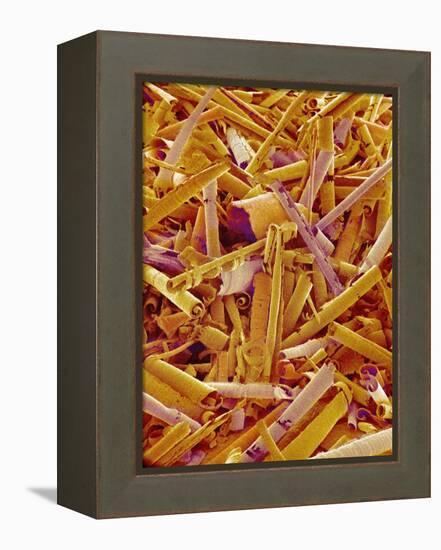 Metal Shavings-Micro Discovery-Framed Premier Image Canvas