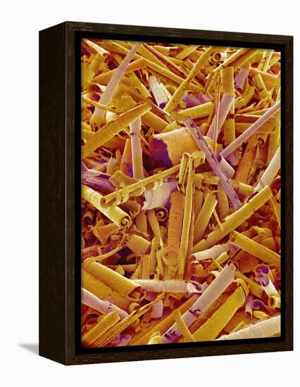 Metal Shavings-Micro Discovery-Framed Premier Image Canvas