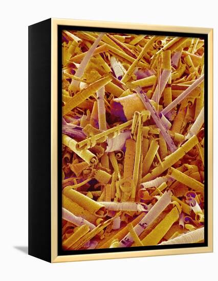 Metal Shavings-Micro Discovery-Framed Premier Image Canvas