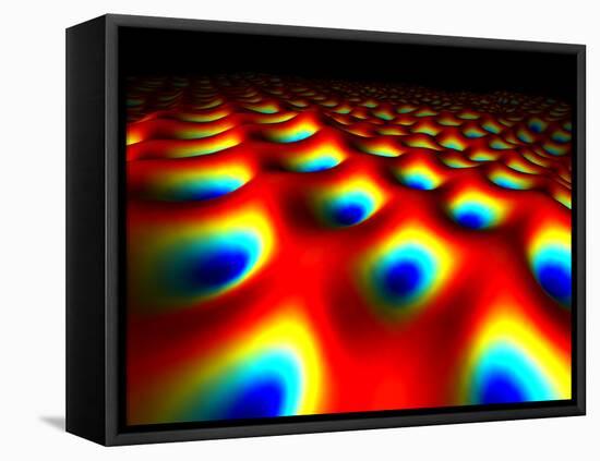 Metal Surface At the Quantum Level-Equinox Graphics-Framed Premier Image Canvas