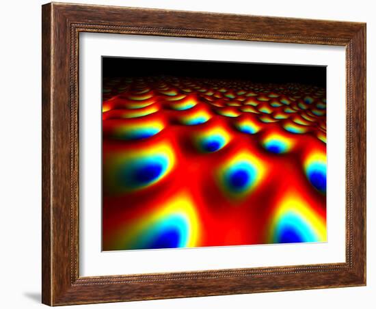 Metal Surface At the Quantum Level-Equinox Graphics-Framed Photographic Print