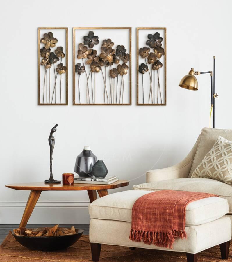 Metal Tulips Wall Art Set Alternative Decor By Com