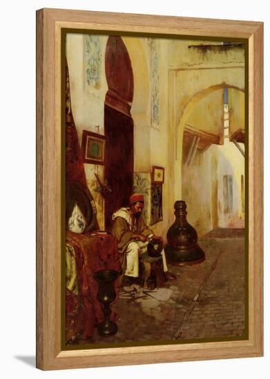 Metal Workers-Rudolph Ernst-Framed Stretched Canvas