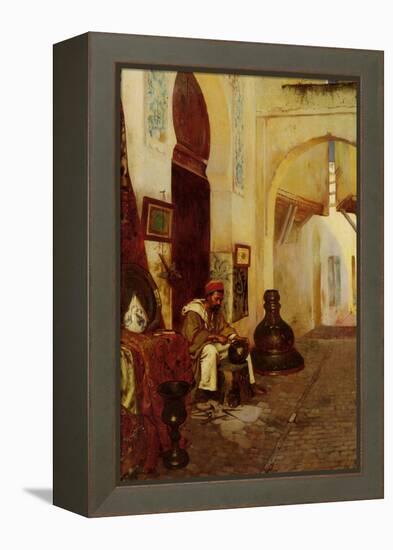 Metal Workers-Rudolph Ernst-Framed Stretched Canvas