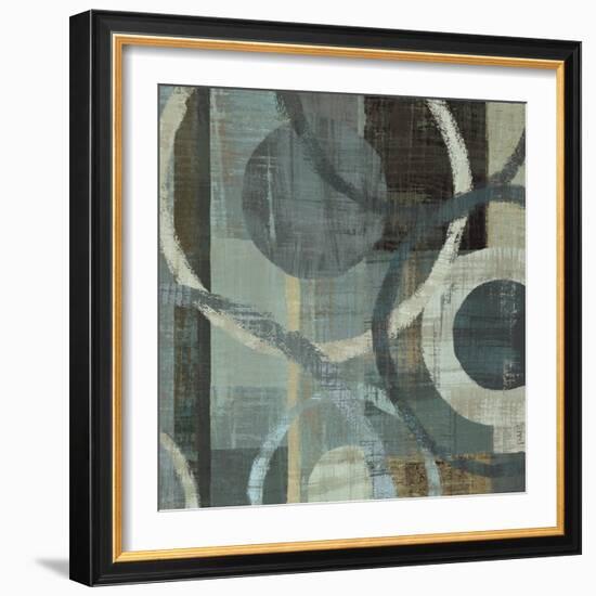 Metalic Tranquility II-null-Framed Art Print