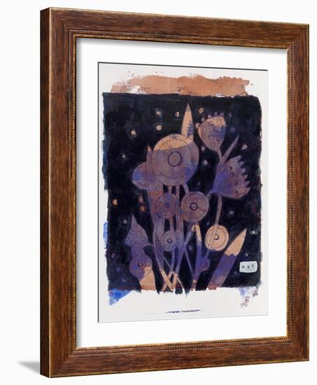 Metallic Bouquet 5-Maria Pietri Lalor-Framed Giclee Print