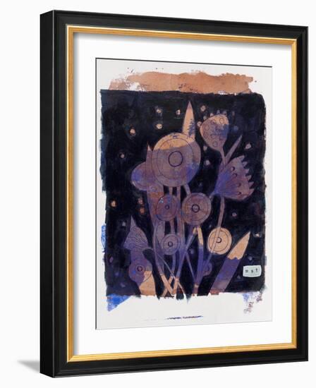 Metallic Bouquet 5-Maria Pietri Lalor-Framed Giclee Print