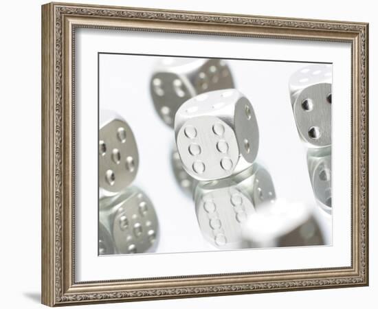 Metallic Dice-null-Framed Photographic Print