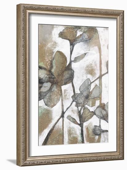 Metallic Garden I-Jennifer Goldberger-Framed Art Print