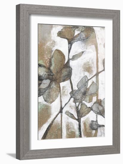 Metallic Garden I-Jennifer Goldberger-Framed Art Print