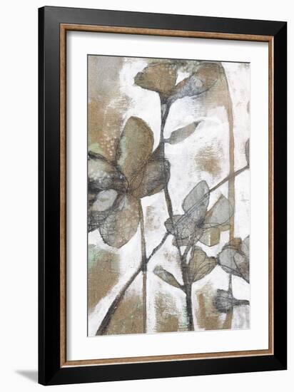 Metallic Garden I-Jennifer Goldberger-Framed Art Print