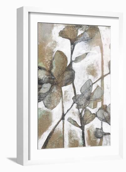 Metallic Garden I-Jennifer Goldberger-Framed Art Print