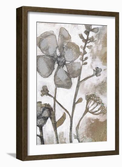 Metallic Garden II-Jennifer Goldberger-Framed Art Print