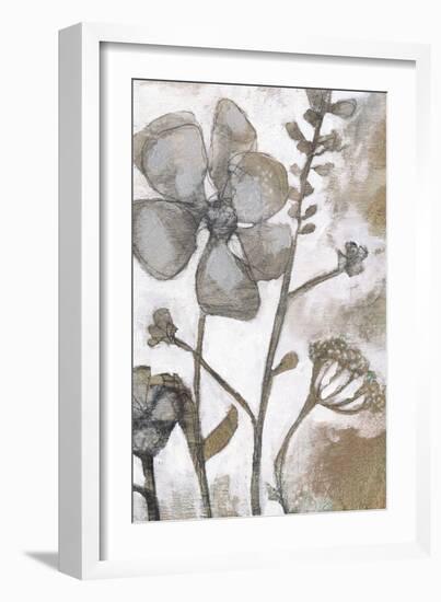 Metallic Garden II-Jennifer Goldberger-Framed Art Print