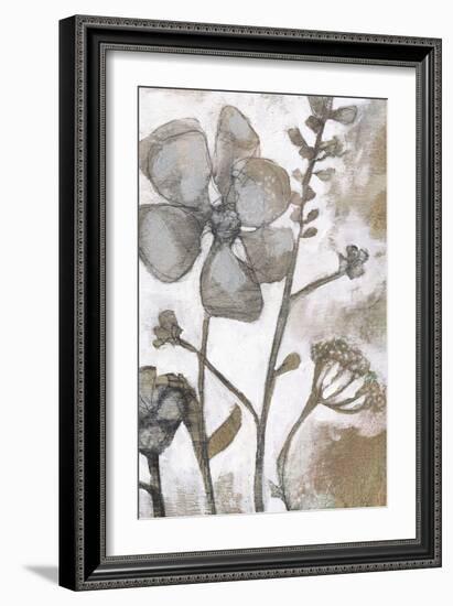 Metallic Garden II-Jennifer Goldberger-Framed Art Print