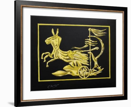 Métamorphoses 10-Georges Braque-Framed Premium Edition