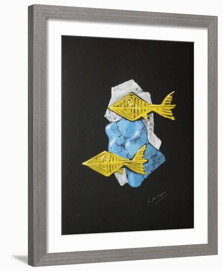 Métamorphoses 12-Georges Braque-Framed Premium Edition