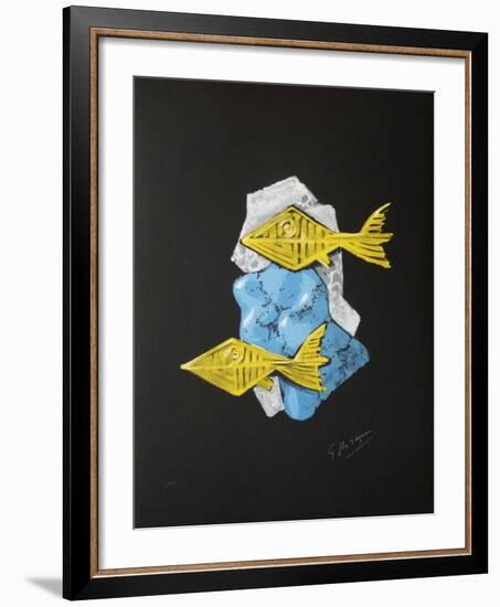 Métamorphoses 12-Georges Braque-Framed Premium Edition