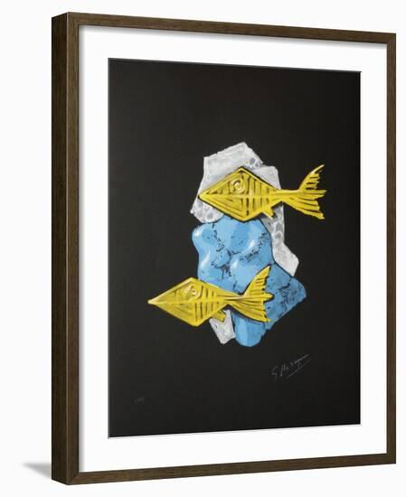 Métamorphoses 12-Georges Braque-Framed Premium Edition