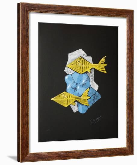 Métamorphoses 12-Georges Braque-Framed Premium Edition