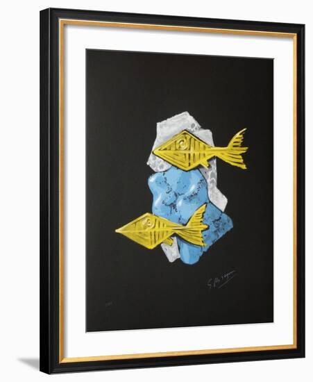 Métamorphoses 12-Georges Braque-Framed Premium Edition