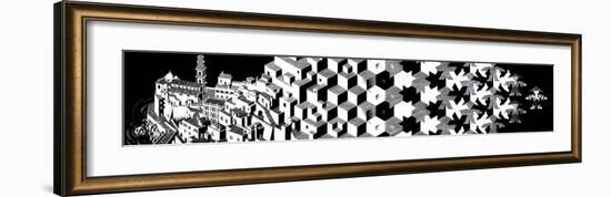 Metamorphosis I-M^ C^ Escher-Framed Art Print